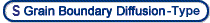 S Grain Boundary Diffusion-Type