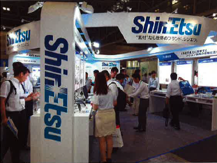 Shin-Etsu Chemical Co., Ltd. exhibition booth