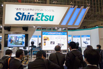 Shin-Etsu Chemical Co., Ltd. exhibition booth