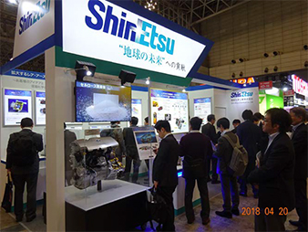 Shin-Etsu Chemical Co., Ltd. exhibition booth