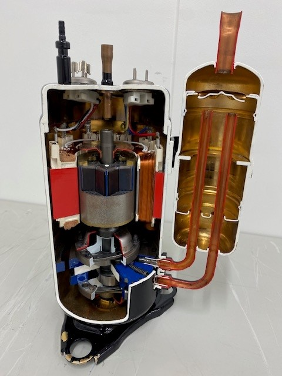 Motor/inverter integrated unit