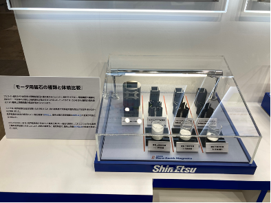 モータ用磁石の種類と体積比較
